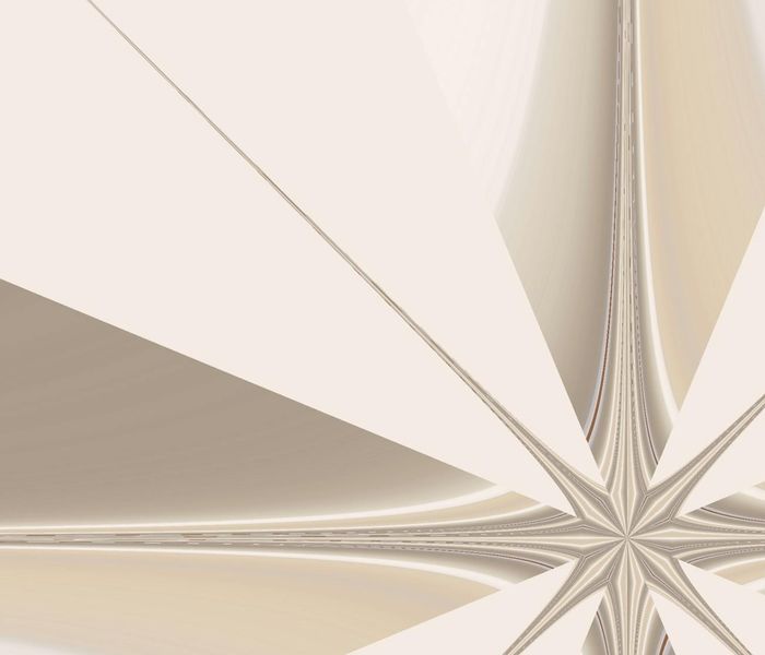 Symmetric abstract shapes representing balance and strength